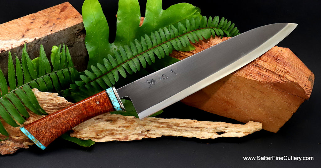 240mm chef knife for professional chefs from Salter Fine Cutlery of Hawaii