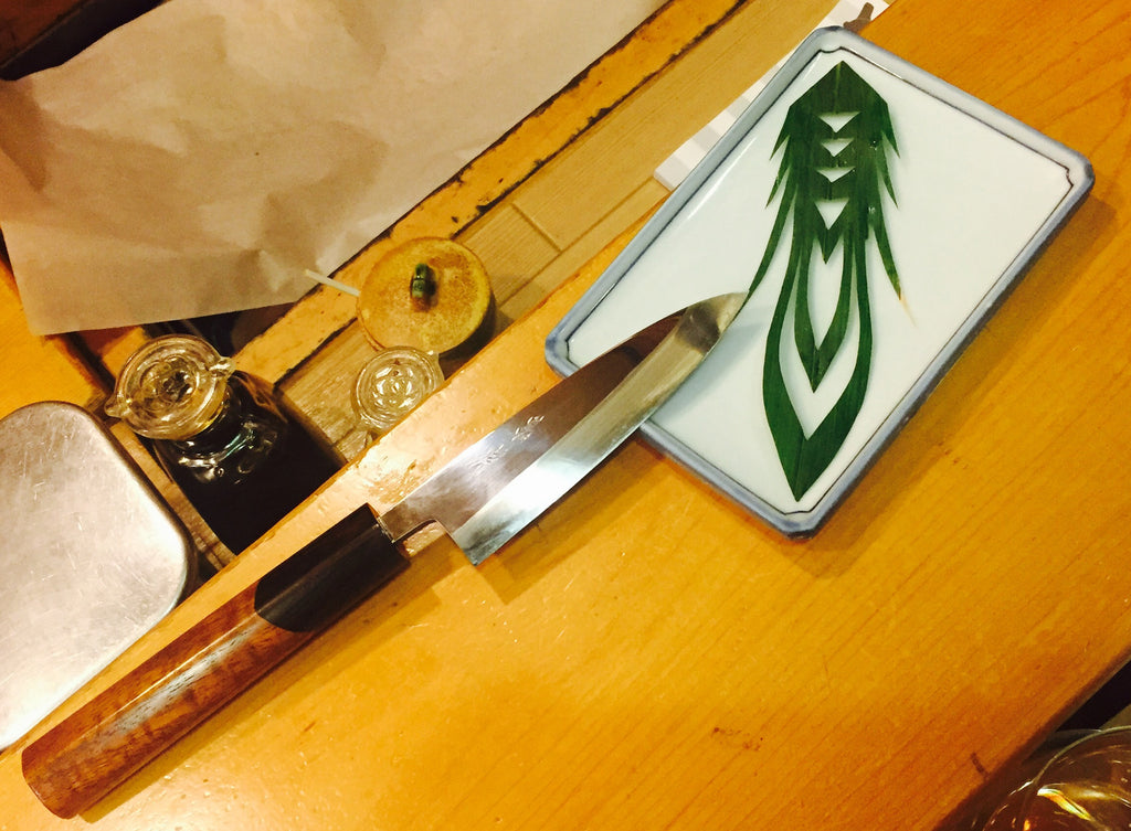 Chef Sugiyama gets his new knife