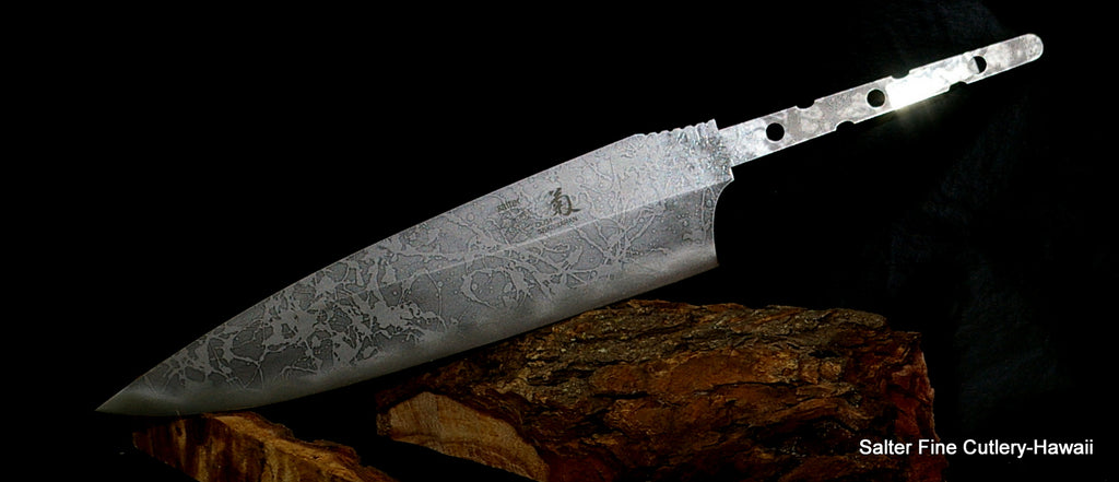 Collaboration Kiku-Salter MkII Ltd Edition Collectible knife blade made exclusively for Salter Fine Cutlery