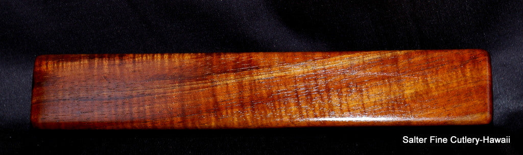 Magnetic koa wood knife racks in any size SalterFineCutlery