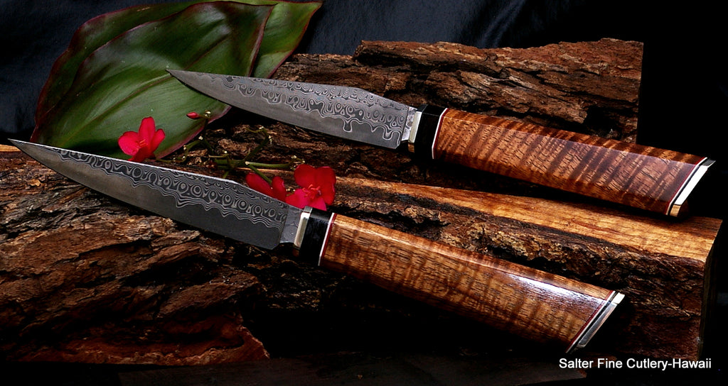 New Charybdis Collector Edition custom steak knives by Salter Fine Cutlery