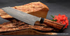 180mm bunka all purpose vegetabel and chef knife Charybdis-design series with decorative handle by Salter Fine Cutlery luxury kitchen tools