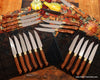 Large steak knife set made-to-order by Salter Fine Cutlery Hawaii