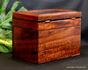 Deluxe handcrafted custom display box with 5 layers rear of box view Salter Fine Cutlery