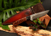155mm hunting knife Raptor-series with handmade sheath from Salter Fine Cutlery