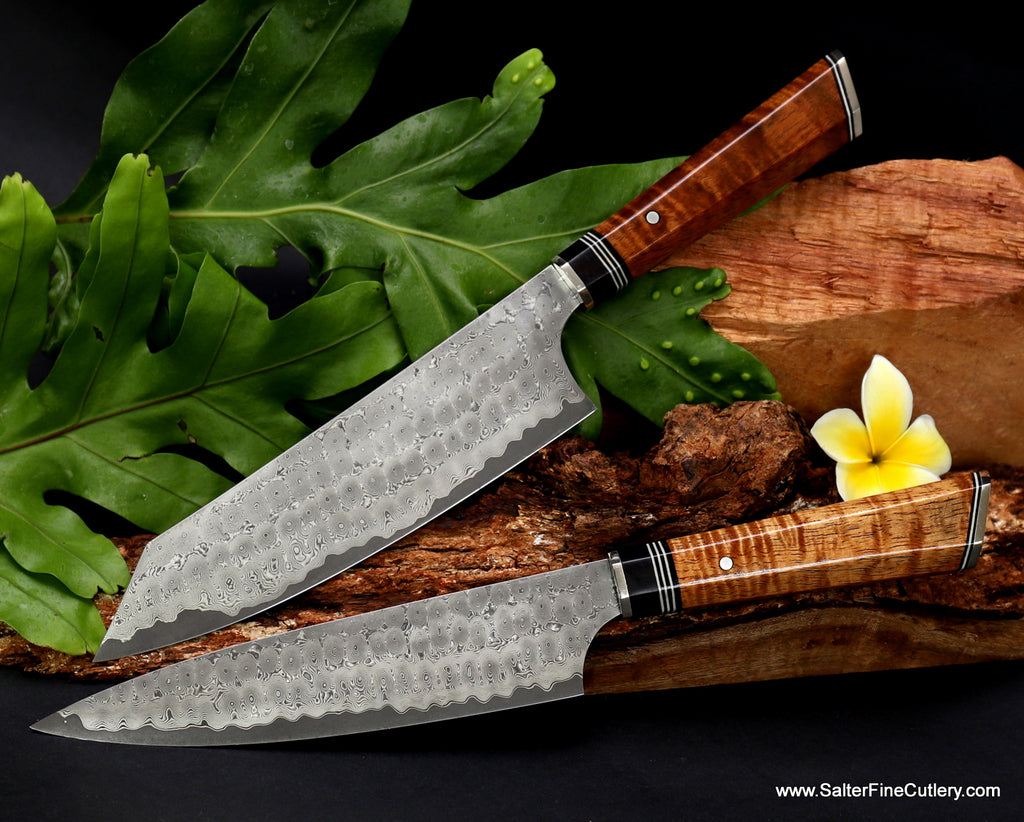 2-piece chef knife set luxury kitchen cooking tools from Salter Fine Cutlery of Hawaii