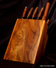 Custom handmade knife block stand to fit 10 piece chef knife set