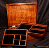 Handcrafted jewelry box with two full removable trays by Salter Fine Cutlery