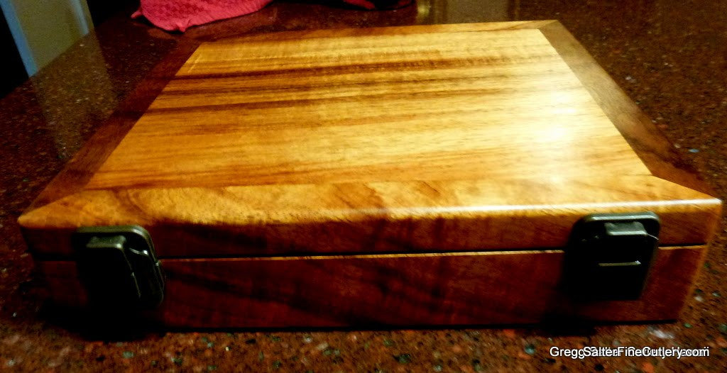 Custom made-to-order box Hawaiian koa wood