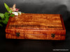 Presentation box to hold a 5-piece chef knife set by Salter Fine Cutlery exquisite curly koa wood boxes and cutlery from Hawaii
