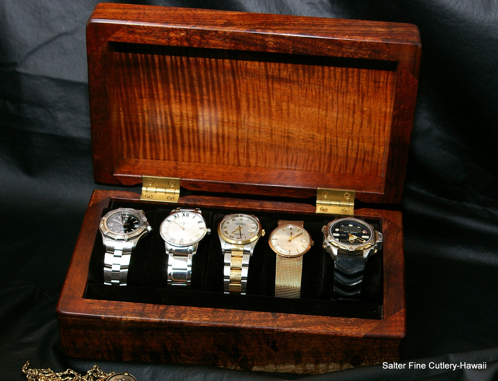 Memento Box with custom interior for watch collection